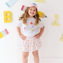 Load image into Gallery viewer, Ditsy Floral Back To School Short Sleeve T-Shirt - Kids