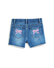 Load image into Gallery viewer, Denim Short- Bow Back Pocket