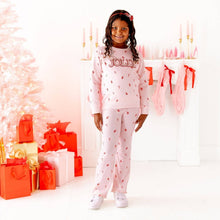Load image into Gallery viewer, Candy Cane Christmas Flare Legging - Kids Clothing - Holiday
