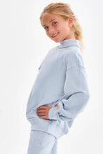 Load image into Gallery viewer, Cotton Terry Mock Neck Sweatshirt