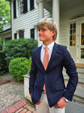 Load image into Gallery viewer, Sunset Stripe Orange and Purple Child Tween Adult Necktie