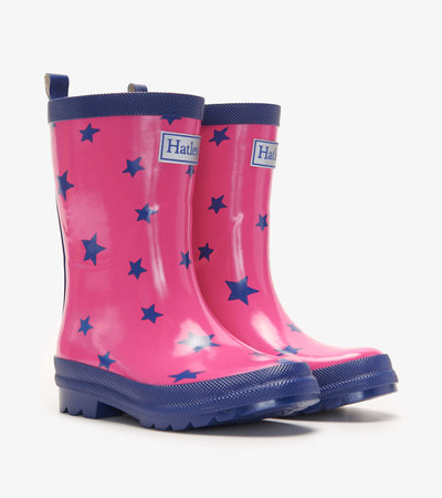 Glitter Stars Shiny Rain Boots