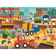 Load image into Gallery viewer, Construction Site 24-Piece Floor Puzzle