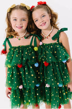 Load image into Gallery viewer, Christmas Starry Tulle Dress