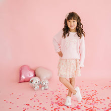Load image into Gallery viewer, Ditsy Floral Bow Knit Sweater - Kids Boutique Clothing