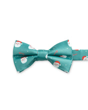 Load image into Gallery viewer, Christmas Santa Print Pre-tied Bowtie