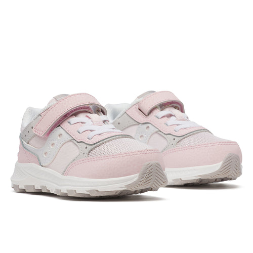 Saucony Eclipse Jr. Pink & White Sneakers