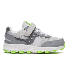 Load image into Gallery viewer, Saucony Eclipse Jr. White Grey &amp; Lime Sneakers