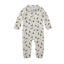 Load image into Gallery viewer, Mallard Drake Ducks- Sweatshirt Polo Romper