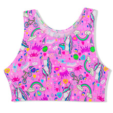 Load image into Gallery viewer, Favorite Things Unicorn Sports Bra Crop