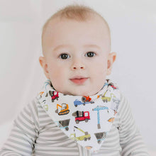 Load image into Gallery viewer, 4 Pack Baby Bandana Bibs - Diesel