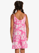 Load image into Gallery viewer, The Good Direction Strappy Dress in Shocking Pink Hello Aloha