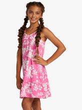 Load image into Gallery viewer, The Good Direction Strappy Dress in Shocking Pink Hello Aloha