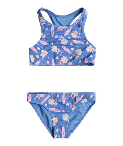 Lorem Crop Top Bikini Set