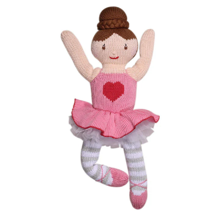 Eva the Pink Ballerina Knit Doll