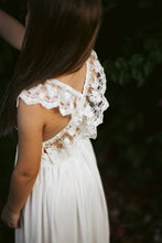 Load image into Gallery viewer, Gabriella French Chiffon White Girls Dress