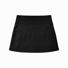 Load image into Gallery viewer, Black Tennis Skort