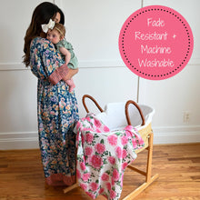 Load image into Gallery viewer, Live Life in Full Bloom Baby Swaddle Blanket