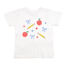 Load image into Gallery viewer, Ditsy Floral Back To School Short Sleeve T-Shirt - Kids