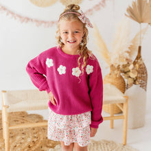 Load image into Gallery viewer, Berry Floral Skort - Kids Boutique Clothing - Fall