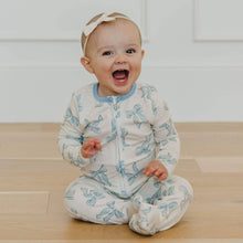 Load image into Gallery viewer, Zip-Up Footie Pajama - Daphne