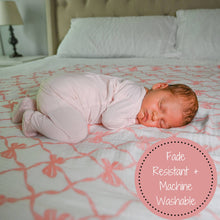 Load image into Gallery viewer, Beautiful Bows Baby Swaddle Blanket