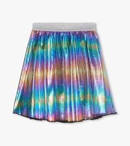 Metallic Rainbow Mid Length Skirt
