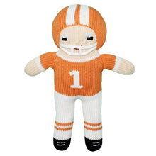 Load image into Gallery viewer, Football Player 7&quot; Knit Rattle Dolls