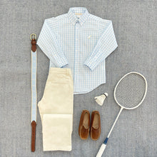 Load image into Gallery viewer, Dean&#39;s List Dress Shirt Beale Street Blue Check/Worth Avenue White