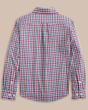 Load image into Gallery viewer, Mineral Red Boys Intercoastal Haywood Plaid Sport Shirt