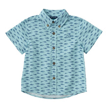 Load image into Gallery viewer, Short Sleeve Button Down Fishing Shirt