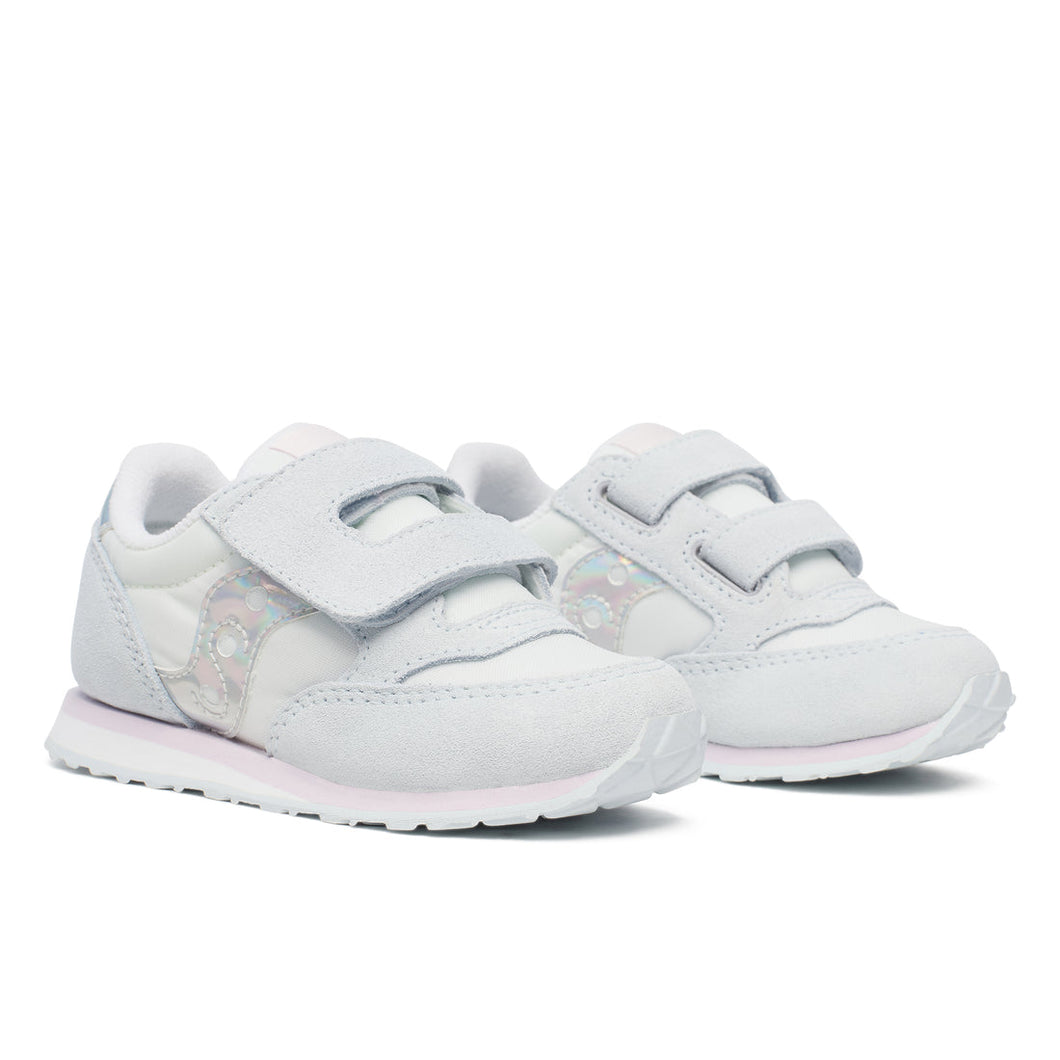 Saucony Baby Jazz White & Blue Sneakers