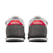 Load image into Gallery viewer, Saucony Baby Jazz Hook &amp; Loop Sneakers White Grey Red Sneakers