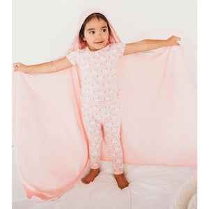 Short Sleeve Pajama Set-Cake Pop Swan Princess