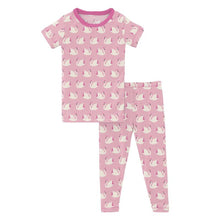 Load image into Gallery viewer, Short Sleeve Pajama Set-Cake Pop Swan Princess