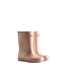 Load image into Gallery viewer, Bella Pink Shimmer Nebula Rain Boot