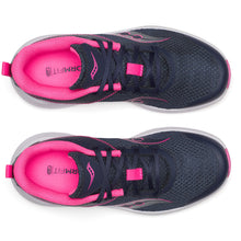 Load image into Gallery viewer, Saucony Big Kid&#39;s Kinvara 14 Pink &amp; Navy Sneakers