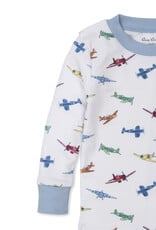 Active Aviators Multi Print Long Sleeve Snug Pajama Set