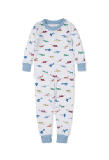 Active Aviators Multi Print Long Sleeve Snug Pajama Set