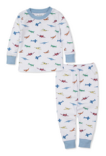 Load image into Gallery viewer, Active Aviators Multi Print Long Sleeve Snug Pajama Set
