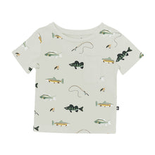 Load image into Gallery viewer, Toddler Crew Neck Tee in Fishing