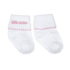 Load image into Gallery viewer, Pink Brother &amp; Sister Embroidered Socks