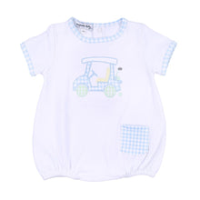 Load image into Gallery viewer, Little Caddie Applique Short Sleeve Boy Bubble
