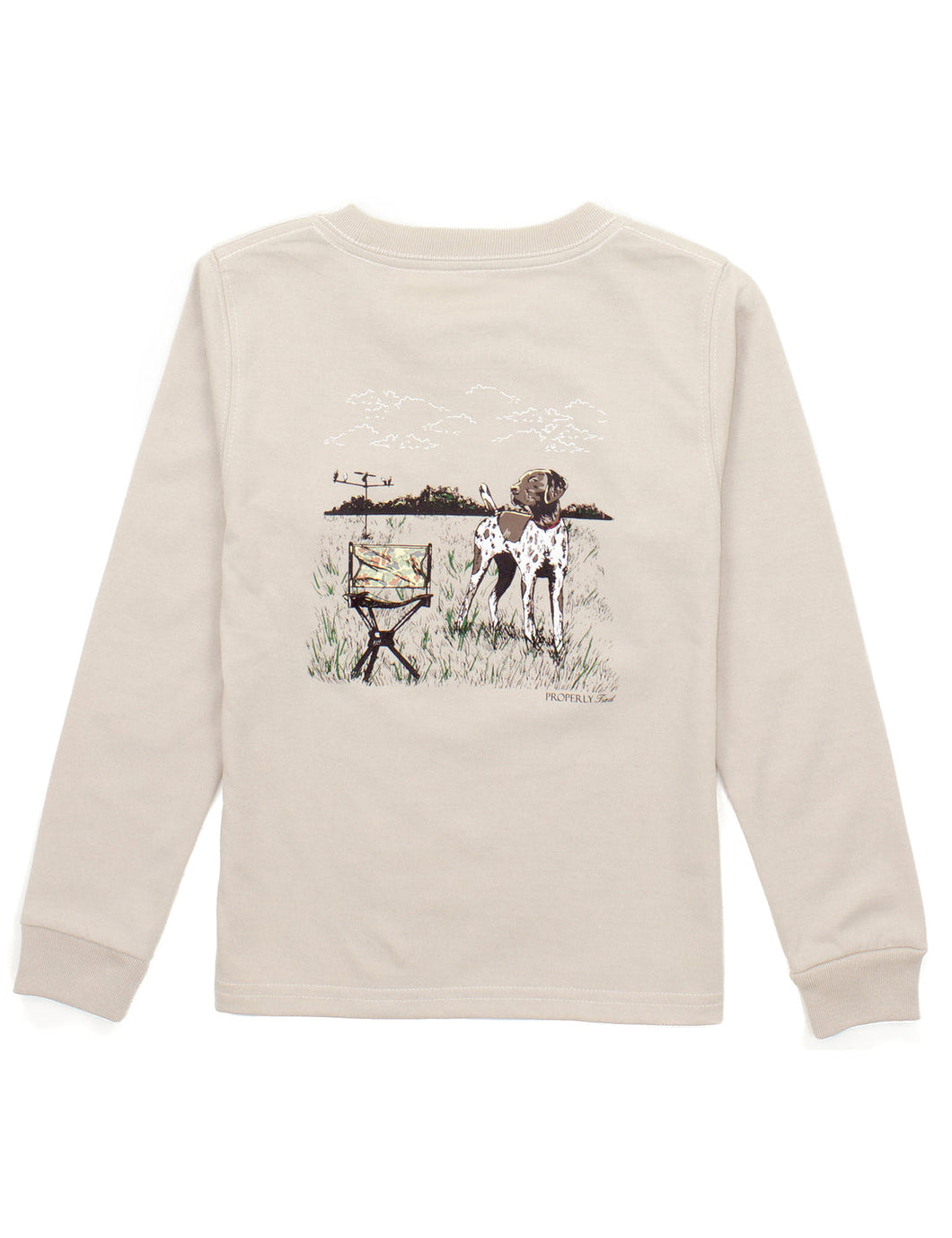 Linen Boys Dove Hunt Long Sleeve T-Shirt