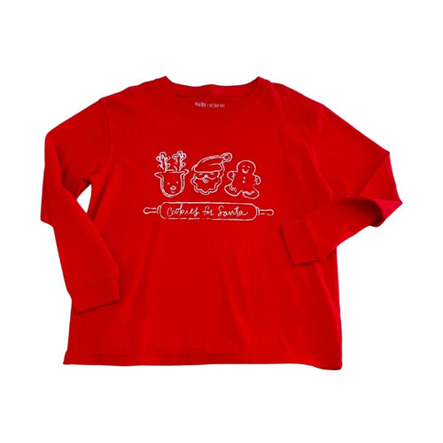 Long Sleeve Red Cookies T-Shirt