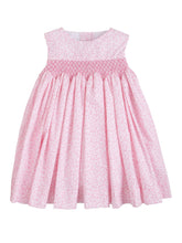 Load image into Gallery viewer, Simply Smocked Dress - Pink Vinings