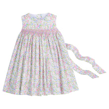 Load image into Gallery viewer, Cheekwood Floral Simply Smocked Dress