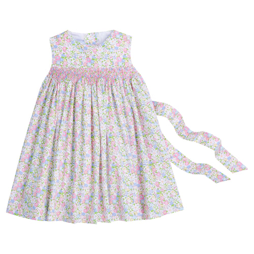 Cheekwood Floral Simply Smocked Dress