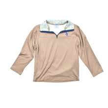 Load image into Gallery viewer, Khaki 1/4 Zip Performance Pullover