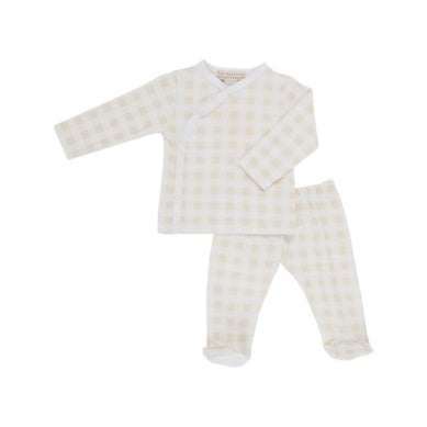 Cameron Cross-Front Set Palmetto Pearl Gingham